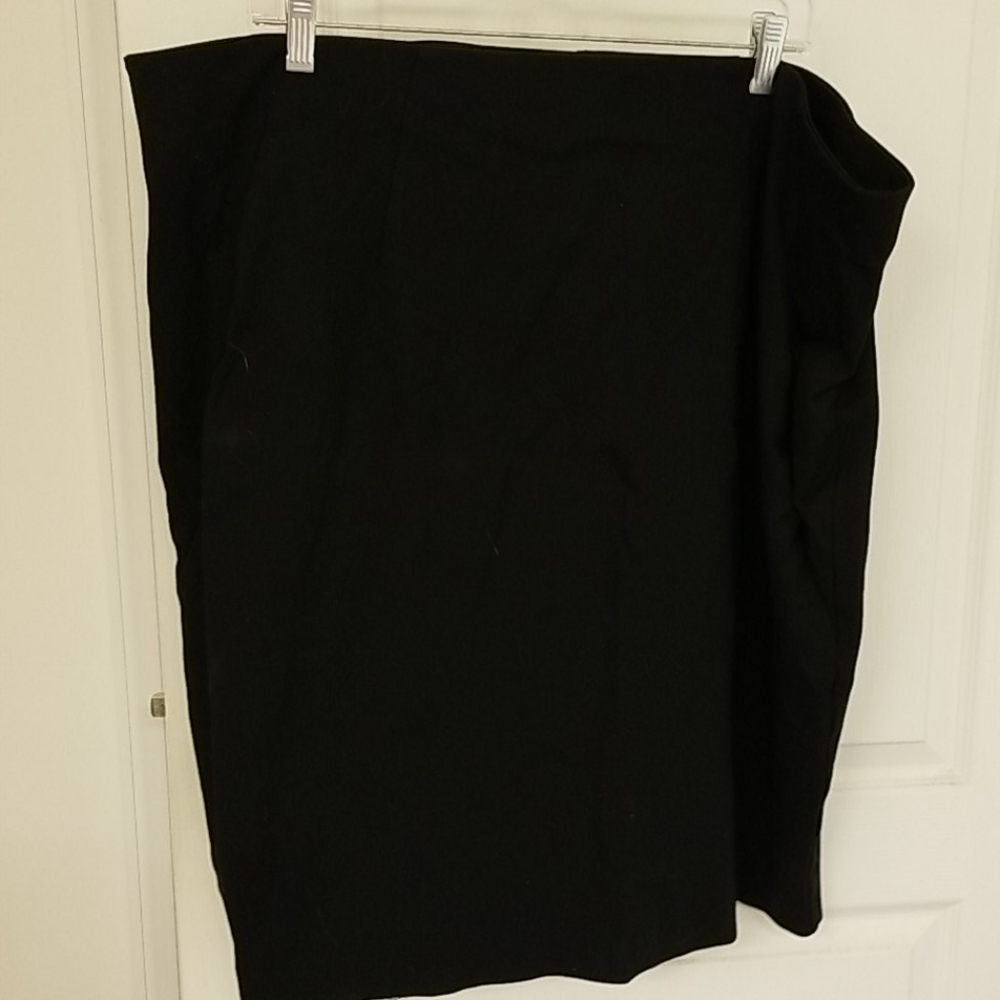 Classic black pencil skirt